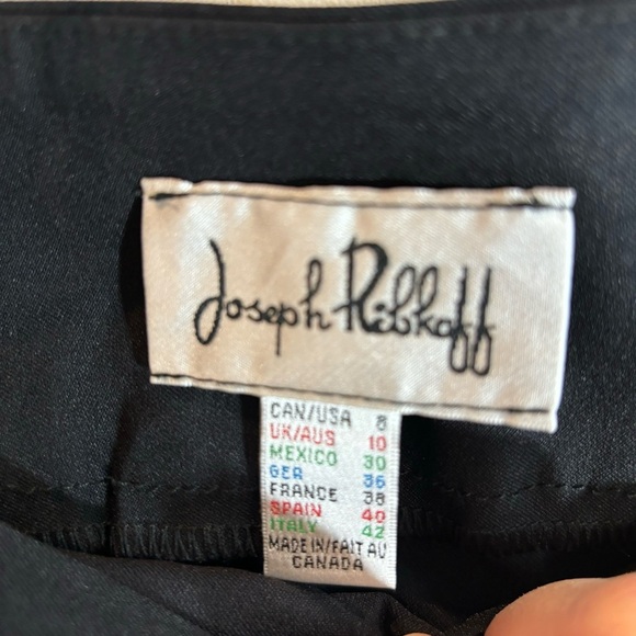 JOSEPH RIBKOFF SZ 8 Pull On Stretch Slim Line Unlined Classic Pants Trousers - Picture 6 of 10